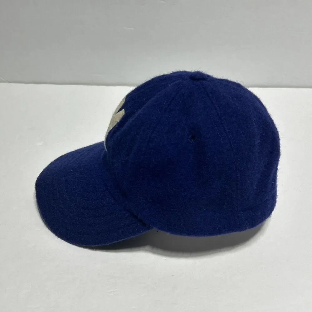M Logo Youth/Kids Blue Hat Fitted Ball Cap Baseball One Size